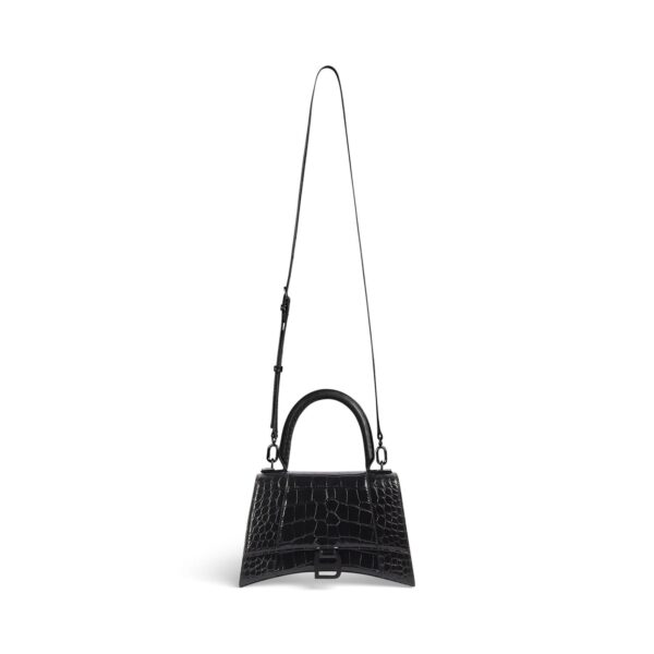 HOURGLASS Small Embossed Tote Bag