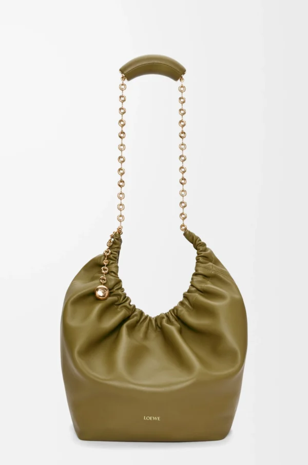 Medium Squeeze bag in mellow nappa lambskin