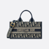 East-West Dior Book Tote with strap