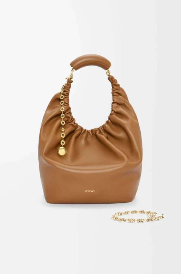 Medium Squeeze bag in mellow nappa lambskin