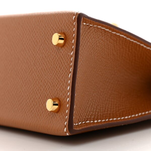 Epsom Mini Kelly Sellier 20 Gold