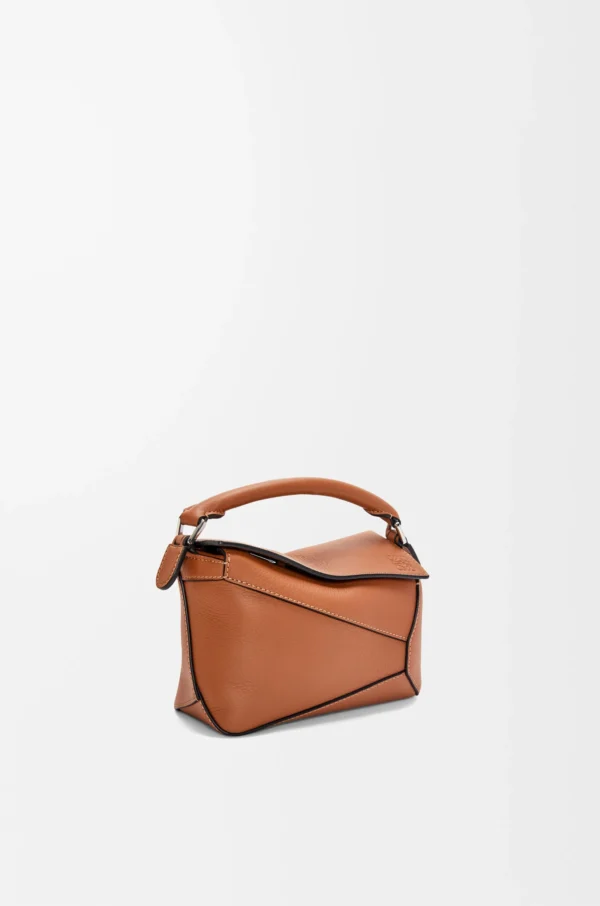 Mini Puzzle Edge bag in classic calfskin