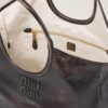 Leather tote bag