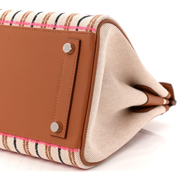 Toile Swift Broderie Shoulder Birkin Light 39 Gold Fauve Rose Pop Black