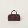 Arcadie Leather  Large Handbag Shrubby Oak Color