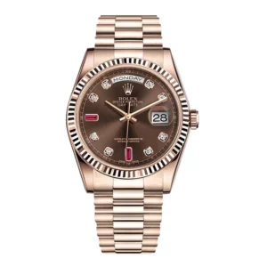 Rolex-Day-Date-128235-AR-Rose-Gold-Wrapped-Chocolate-Dial-Replica.webp Rolex Day-Date 128235 AR Rose Gold Wrapped Chocolate Dial Replica