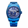 Rolex-Sky-Dweller-326934-World-Timer-Blue-DLC-Replica.webp Rolex Sky-Dweller 326934 World Timer Blue DLC Replica