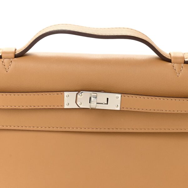 Swift Kelly Pochette Clutch Biscuit