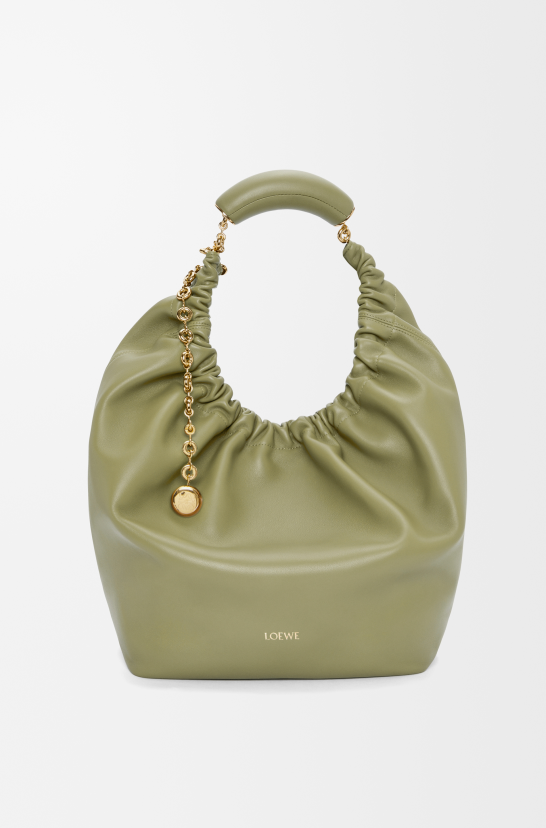 Medium Squeeze bag in mellow nappa lambskin