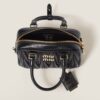 Arcadie Matelassé Soft Lamb Leather Handbag Black