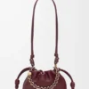 Mini Flamenco purse in mellow nappa lambskin