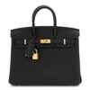 Togo Birkin 25 Black
