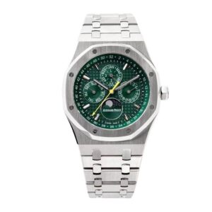 audemars-piguet-royal-oak-offshore-chronograph-green-dial-26574st-oo-26606st-03-multifunctional-series-replica.jpg Audemars Piguet Royal Oak Perpetual Calendar 26574ST.OO.26606ST.03 Replica