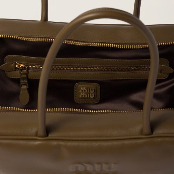 Leather Beau Handbag Tundra Color