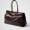 Prada Bonnie Oversized Leather Handbag