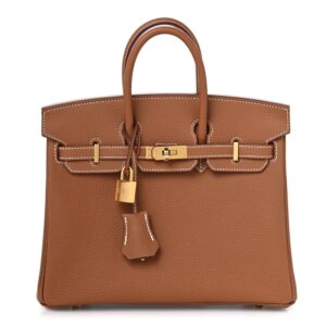 Togo Birkin 25 Gold