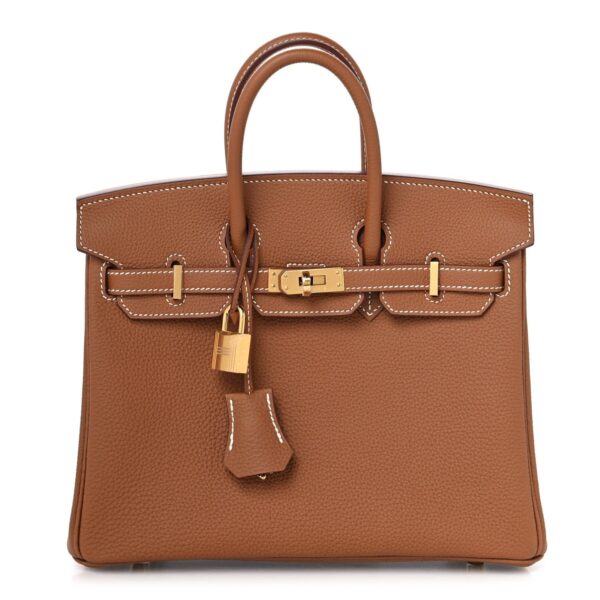 Togo Birkin 25 Gold
