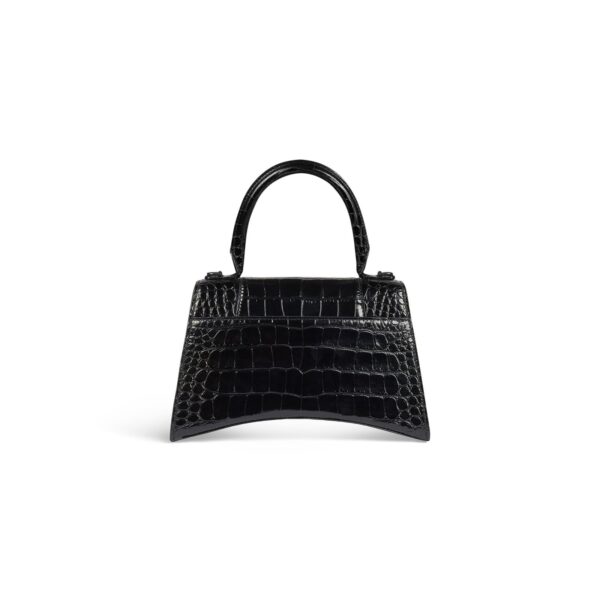 HOURGLASS Small Embossed Tote Bag
