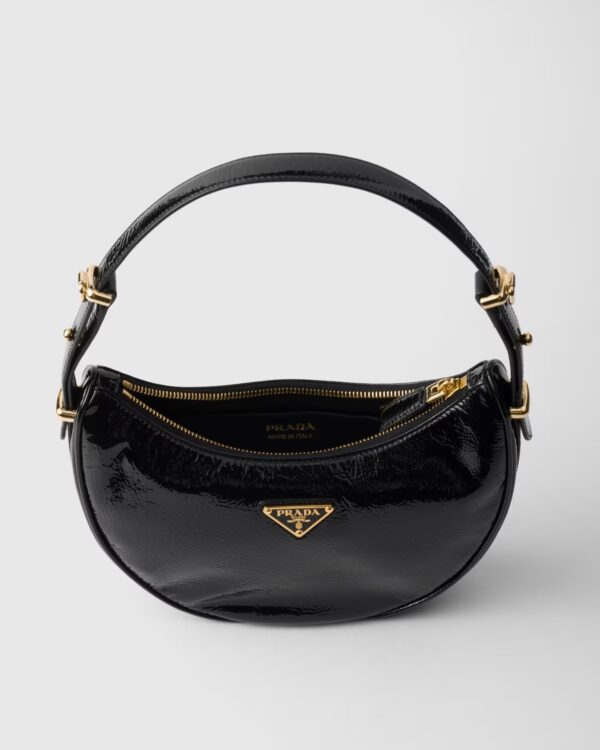 Prada Arqué Naplak Painted Leather Shoulder Bag
