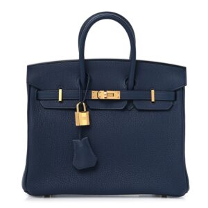 Togo Birkin 25 Bleu Abysse