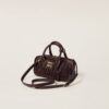 Arcadie Matelassé Small Soft Lamb Leather Handbag Shrubby Oak Color