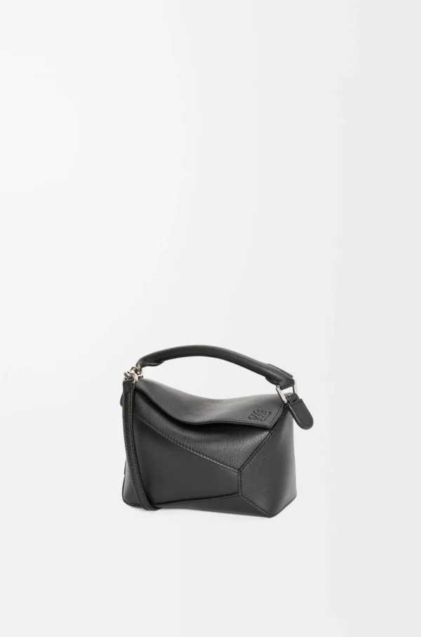 Mini Puzzle Edge bag in classic calfskin