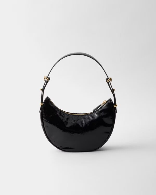 Prada Arqué Naplak Painted Leather Shoulder Bag