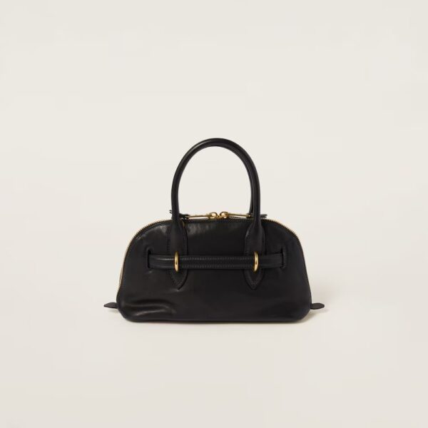 Aventure Nappa Leather Handbag Black