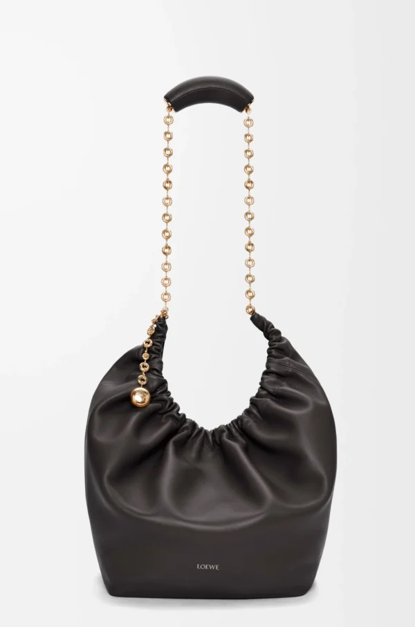 Medium Squeeze bag in mellow nappa lambskin