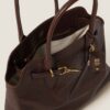 Aventure Nappa Leather Handbag Shrubland Color