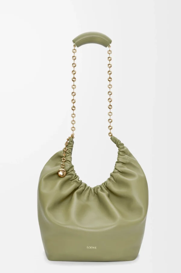 Medium Squeeze bag in mellow nappa lambskin