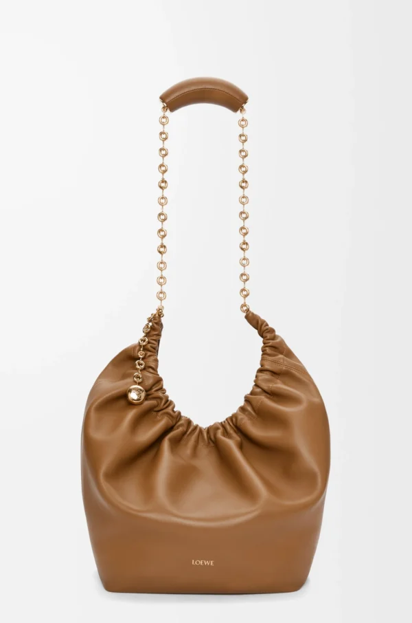 Medium Squeeze bag in mellow nappa lambskin
