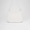 Prada Cleo Glossy Leather Shoulder Bag