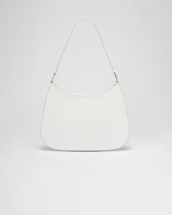 Prada Cleo Glossy Leather Shoulder Bag
