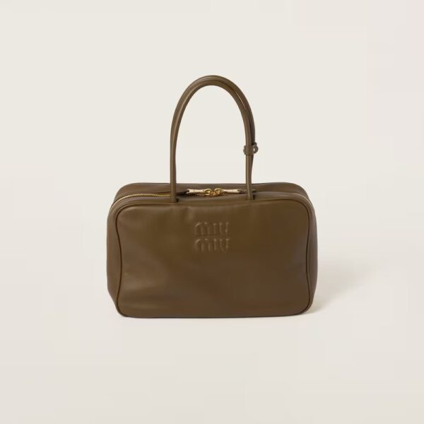 Leather Beau Handbag Tundra Color