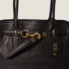 Aventure Nappa Leather Handbag Black