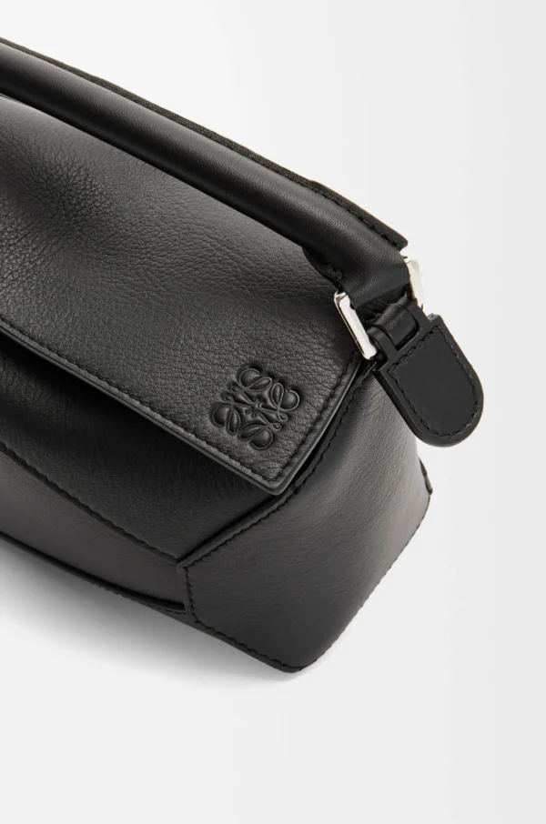 Mini Puzzle Edge bag in classic calfskin