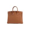 Hermès Birkin 25 with gold-plated hardware, fully hand-stitched togo