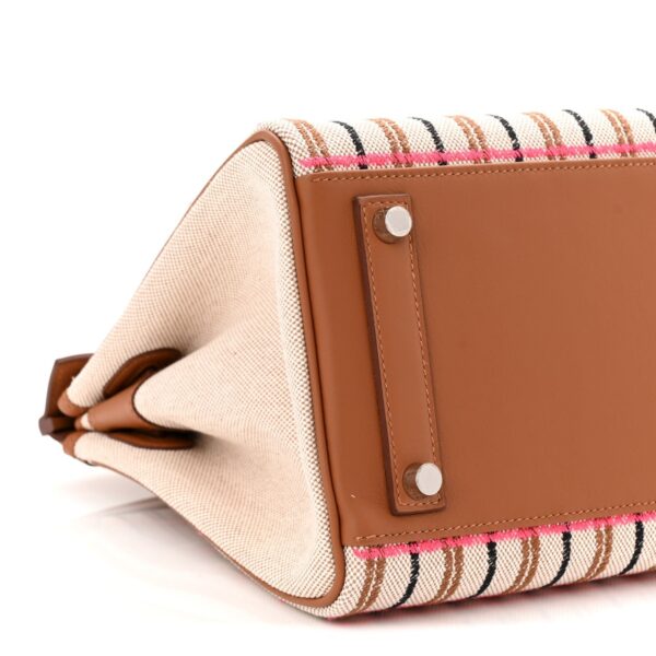 Toile Swift Broderie Shoulder Birkin Light 39 Gold Fauve Rose Pop Black