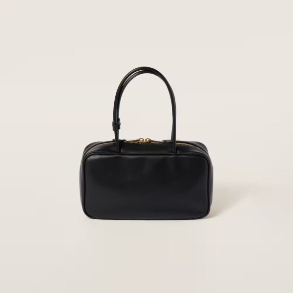 Beau Leather Handbag black color