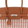 Toile Swift Broderie Shoulder Birkin Light 39 Gold Fauve Rose Pop Black