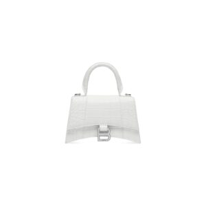 HOURGLASS plus small crocodile embossed handbag