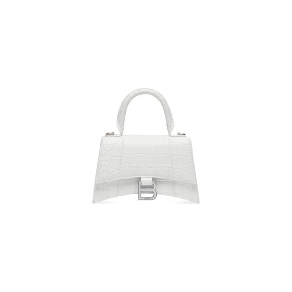 HOURGLASS plus small crocodile embossed handbag