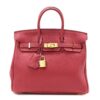 Togo Birkin 25 Rouge Grenat
