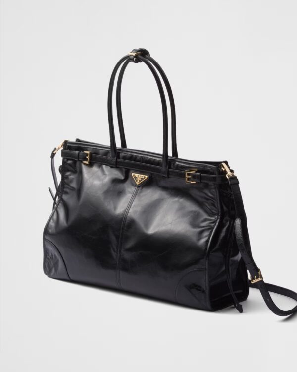Prada Bonnie Oversized Leather Handbag