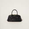 Aventure Nappa Large Leather Handbag Black