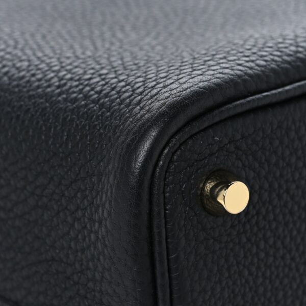 Taurillon Clemence Picotin Lock 18 PM Black