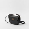 Prada Arqué flip leather shoulder bag