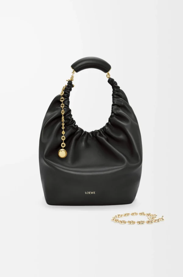 Medium Squeeze bag in mellow nappa lambskin