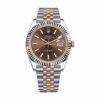 Rolex Datejust 126331 Everose Gold Automatic Chocolate Dial Jubilee Replica